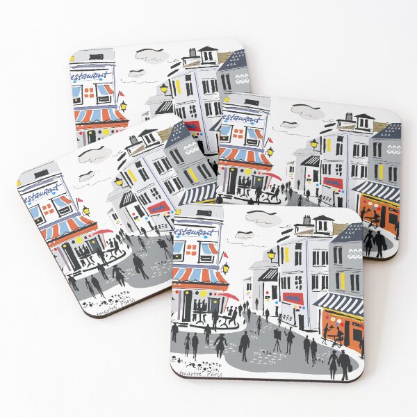Item preview, Painting of Montmartre, artists quarter, Paris France designed and sold by Al Benge.
