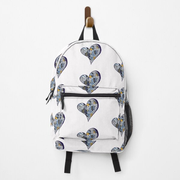 Item preview, African Fabric Heart Collage Art [#21] designed and sold by AfriStyleUK.