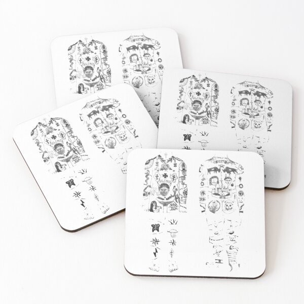 Item preview, Tattooed body front and back designed and sold by luckyturtles.