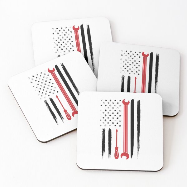 Item preview, Vintage Handyman Tools American Flag designed and sold by Scratches Tees.