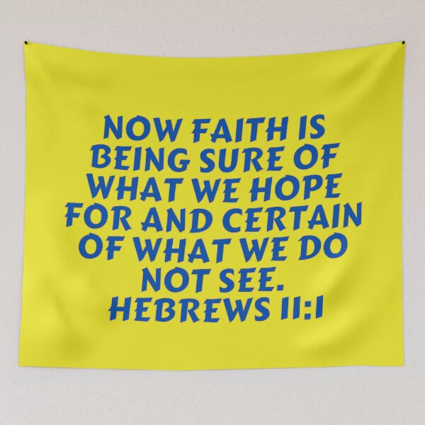 Item preview, Bible Verse Hebrews 11:1 designed and sold by Prayingwarrior.