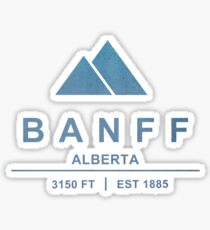 Banff Ski Resort Alberta Sticker