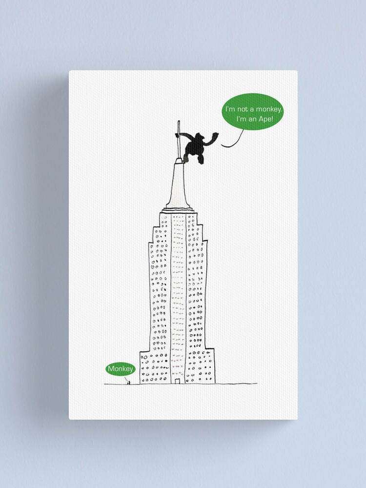 Alternate view of Ape For Kids Canvas Print