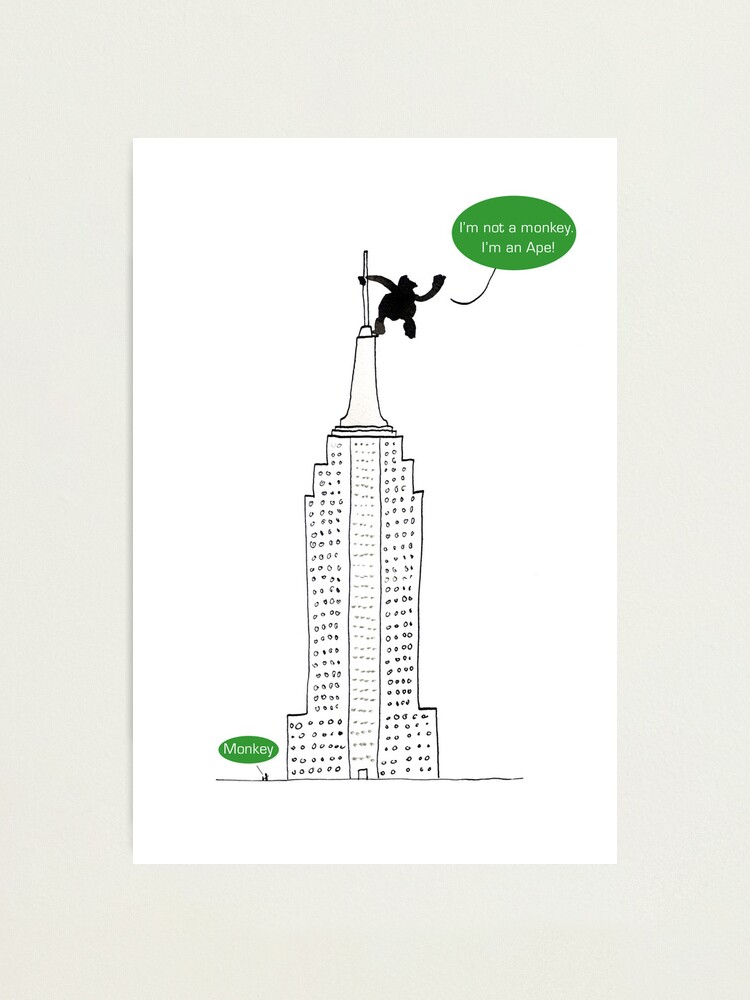 Alternate view of Ape For Kids Photographic Print
