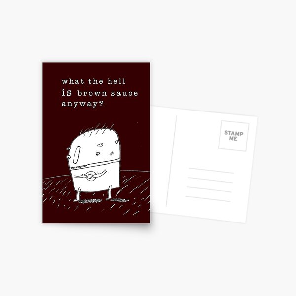 Brown Sauce Postcard