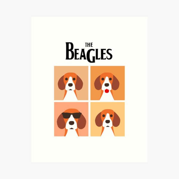 Beagle Puppy Art Prints for Sale | Redbubble