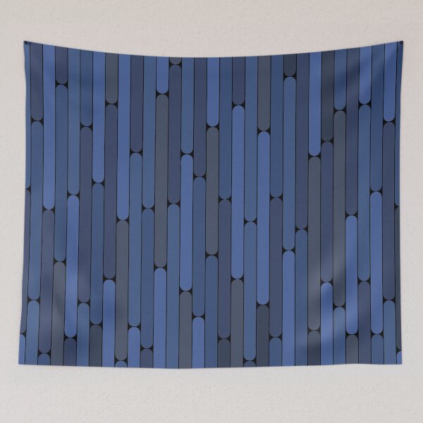 Item preview, Blueberry Color Linear Pattern designed and sold by MagicSpread.