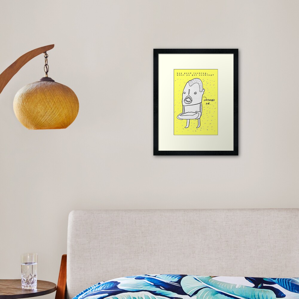 Item preview, Framed Art Print designed and sold by LowHumour.