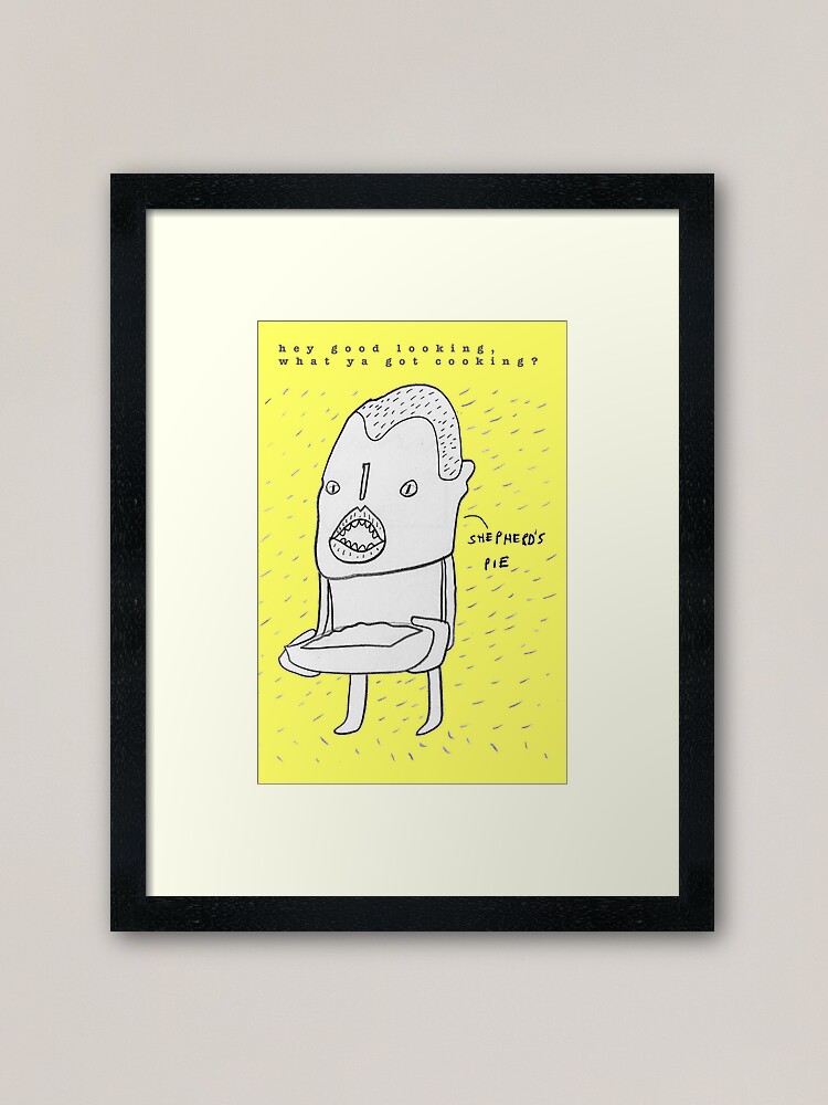 Alternate view of What's Cookin'? Framed Art Print
