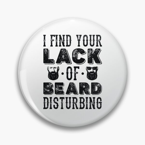 Item preview, Lack Of Beard Funny Mustache Barber designed and sold by Scratches Tees.