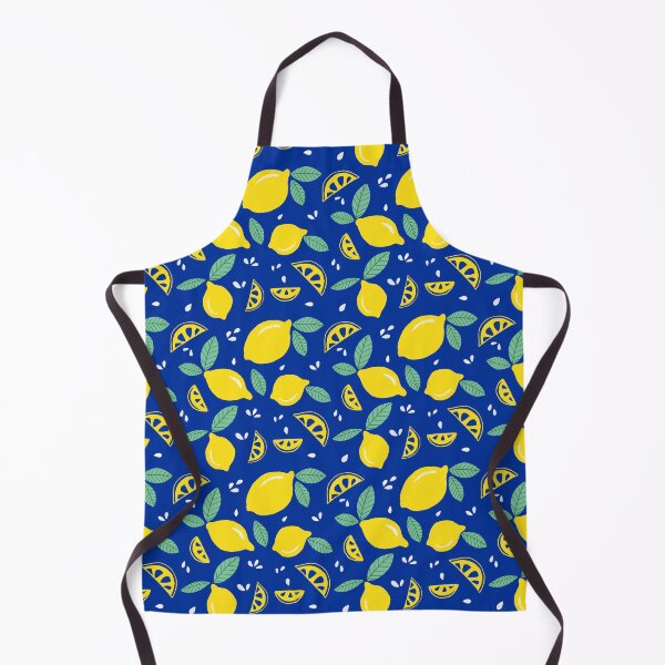 Item preview, Cute Lemon Pattern Yellow and Blue designed and sold by Artsychoke.