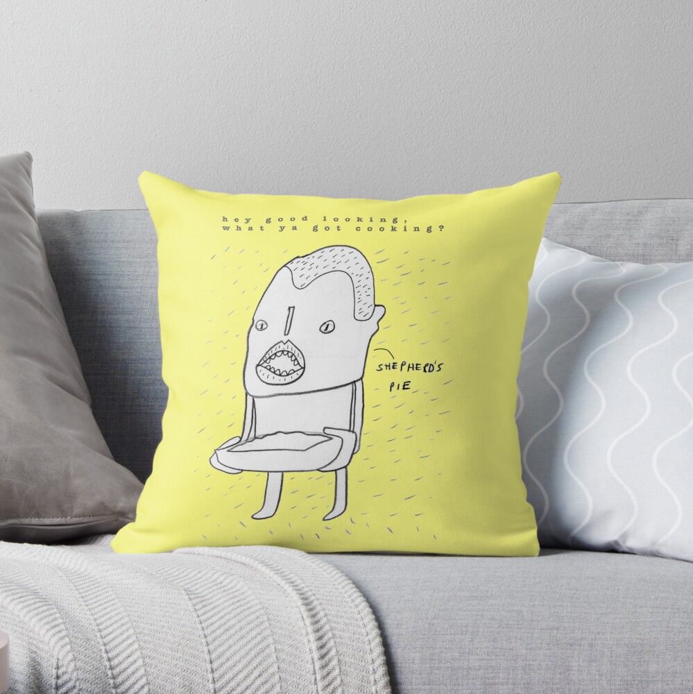 Item preview, Throw Pillow designed and sold by LowHumour.
