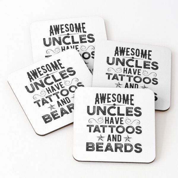 Item preview, Tattoos And Beards Funny Badass Uncles designed and sold by Scratches Tees.