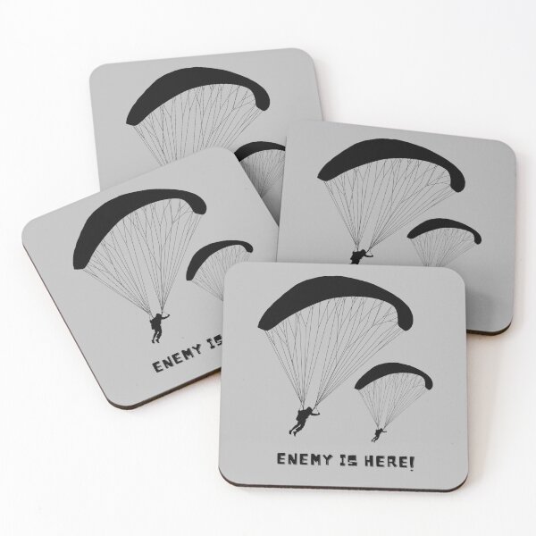 Item preview, Enemy is here - black designed and sold by HobbiesAndFun.