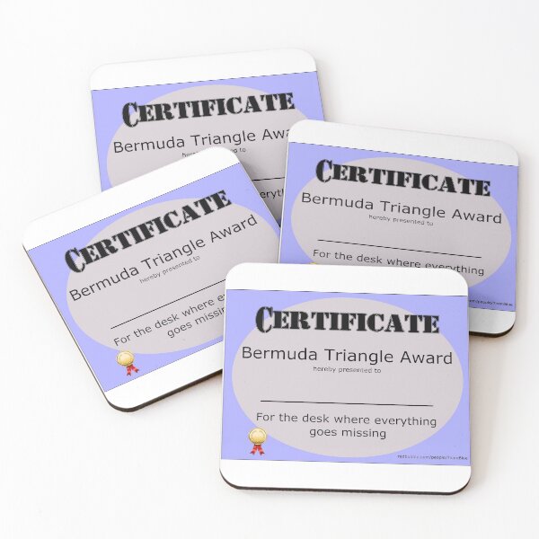 Item preview, Bermuda Triangle Award designed and sold by TeamBlue.