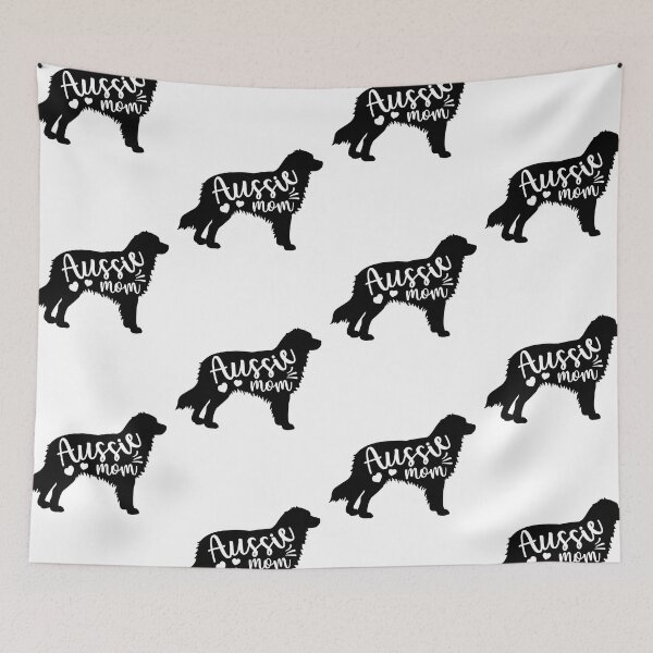 Item preview, Aussie Mom Australian Shepherd Dog designed and sold by Scratches Tees.