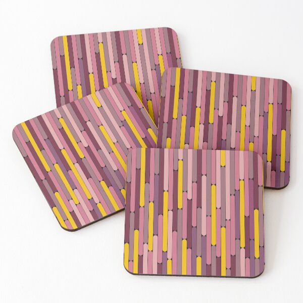 Item preview, Passion Fruit Color Linear Pattern designed and sold by MagicSpread.