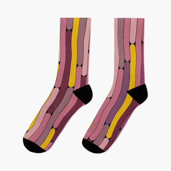 Item preview, Passion Fruit Color Linear Pattern designed and sold by MagicSpread.