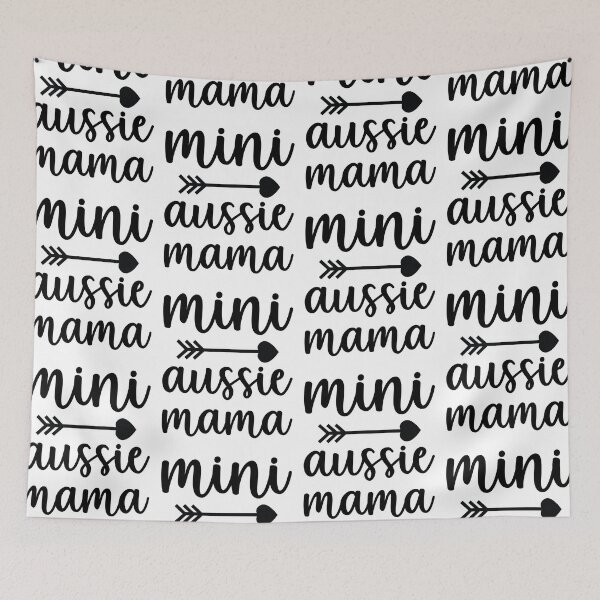 Item preview, Mini Aussie Mama Cute Dog Lover Girl designed and sold by Scratches Tees.