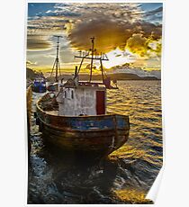 fisher boat Poster