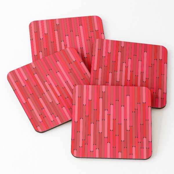 Item preview, Cherry Color Linear Pattern designed and sold by MagicSpread.
