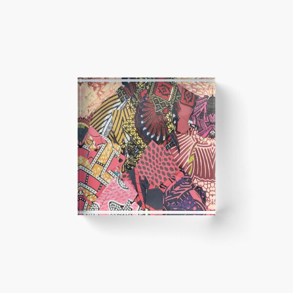 Item preview, African Fabric Collage Art Patterns [#11] designed and sold by AfriStyleUK.