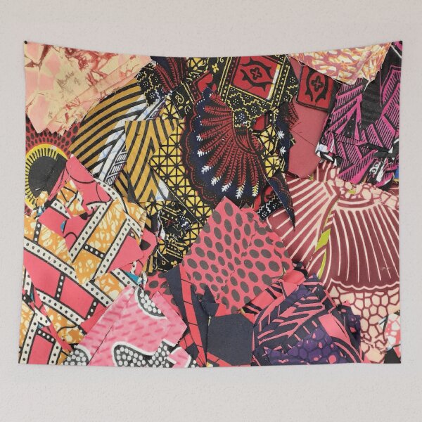 Item preview, African Fabric Collage Art Patterns [#11] designed and sold by AfriStyleUK.