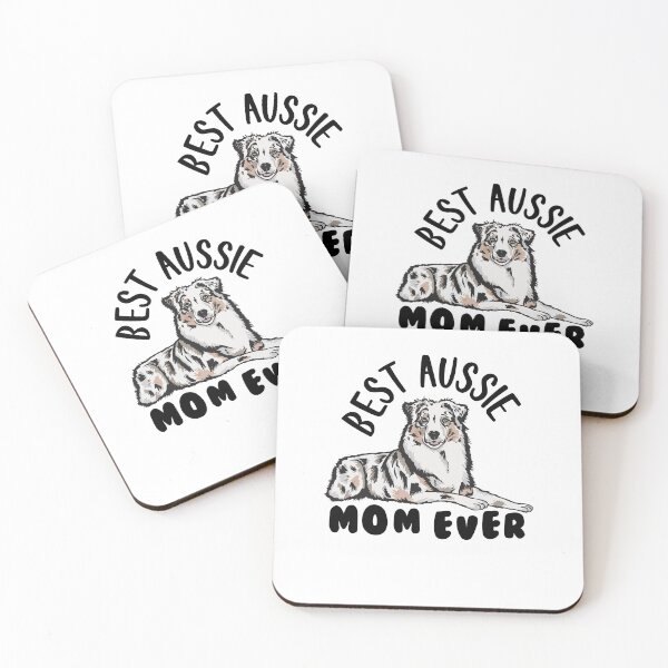 Item preview, Best Aussie Mom Ever Cool Puppy Girl designed and sold by Scratches Tees.