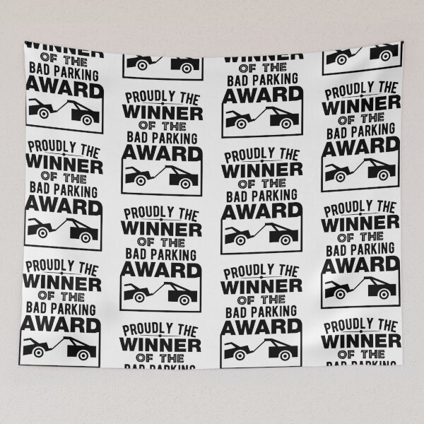 Item preview, Bad Parking Award Funny Bad Driver designed and sold by Scratches Tees.