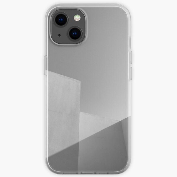 Refraction of Light Abstract - Black and White iPhone Soft Case