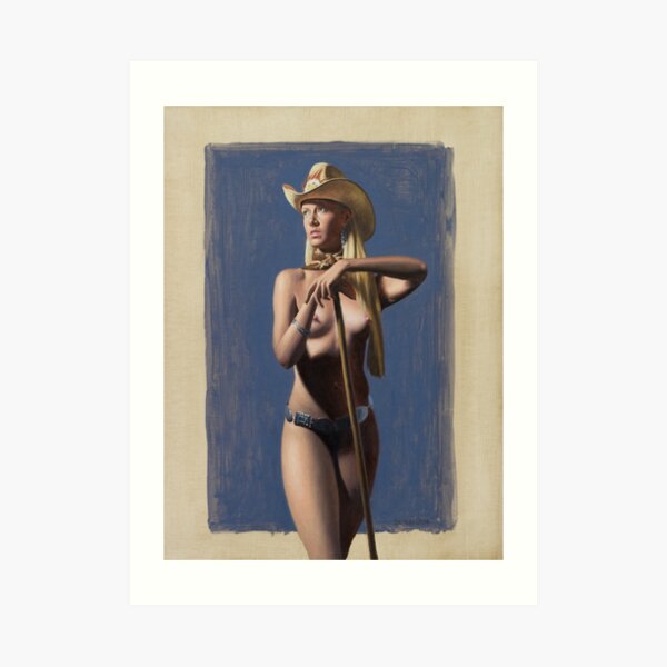 White Woman Art Print