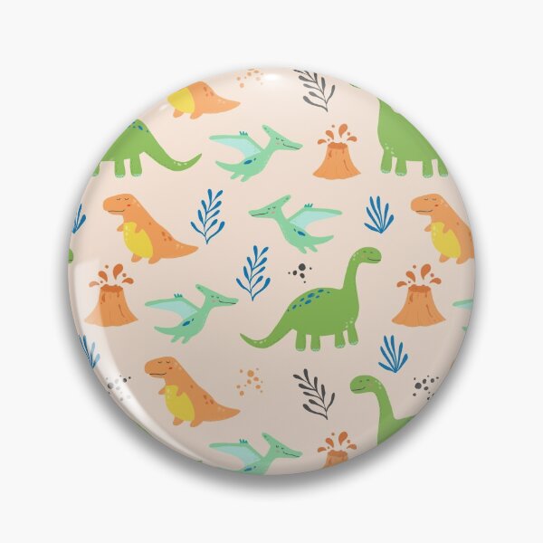 Item preview, Cute Orange and Green Dinosaur Pattern designed and sold by cgroenewald.