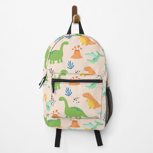Item preview, Cute Orange and Green Dinosaur Pattern designed and sold by cgroenewald.