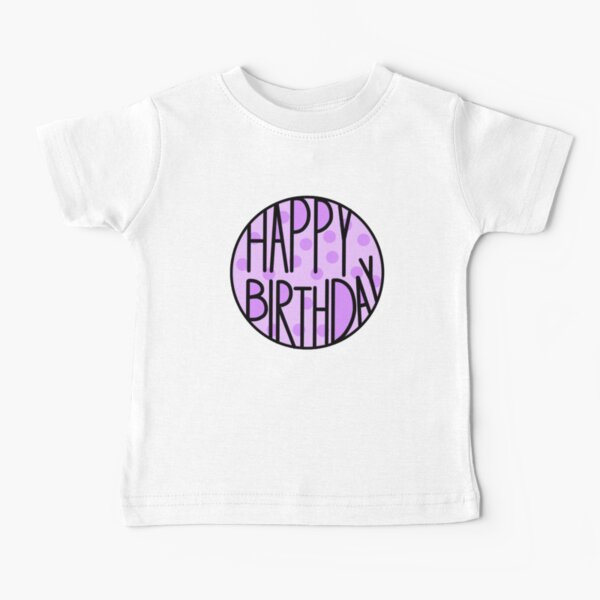 Happy Birthday To An Amazing Person, Pastel Purple Baby T-Shirt