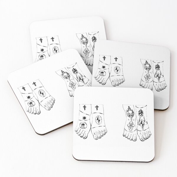 Item preview, Tattooed feet designed and sold by luckyturtles.