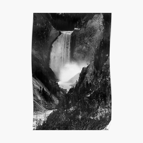 Yellowstone Canyon Falls, Yellowstone National Park, USA Poster