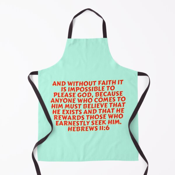 Item preview, Bible Verse Hebrews 11:6 designed and sold by Prayingwarrior.