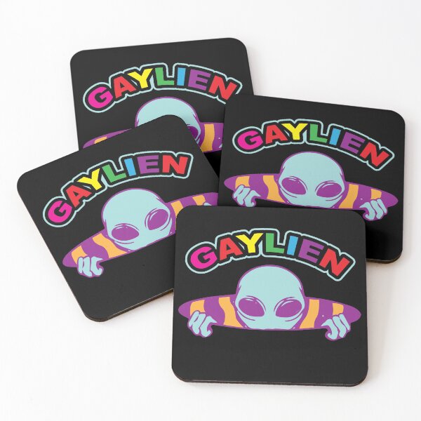 Item preview, Gaylien Funny Gay Pride Rainbow designed and sold by ImBAEBAE7shop.