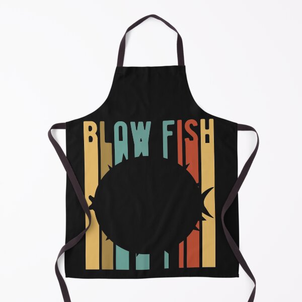 Item preview, Blow Fish Colorful Stripes and Colored Text - Blowfish Shiltuette designed and sold by roocky.