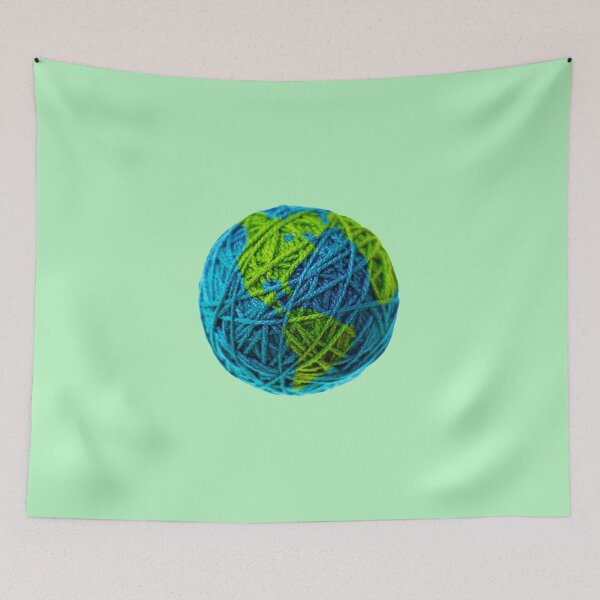 Item preview, Conservation Recycle Earth Day Global Ball of Yarn designed and sold by junebug042.