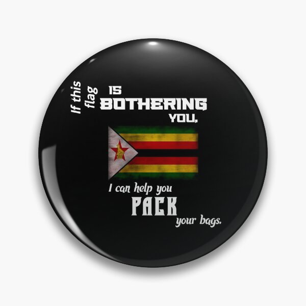 Item preview, Zimbabwean flag - pack your bags designed and sold by 2Girls1Shirt.