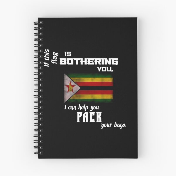 Item preview, Zimbabwean flag - pack your bags designed and sold by 2Girls1Shirt.
