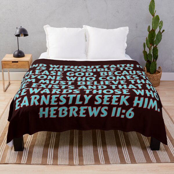 Item preview, Bible Verse Hebrews 11:6 designed and sold by Prayingwarrior.
