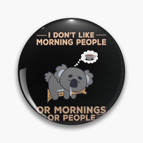 Item preview, I Hate Morning People Mornings And People Office designed and sold by Ibu83.