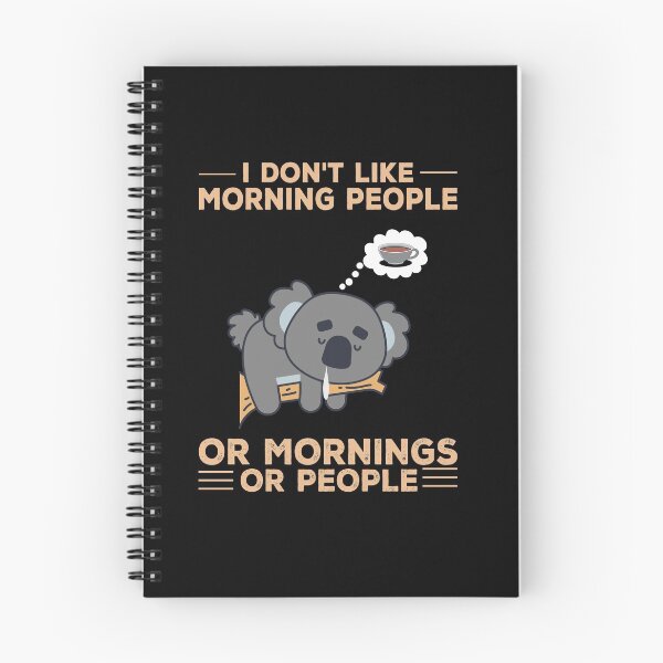 Item preview, I Hate Morning People Mornings And People Office designed and sold by Ibu83.