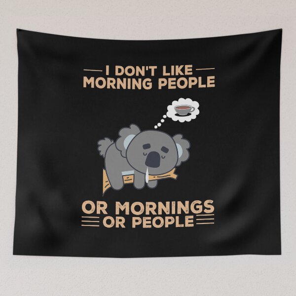 Item preview, I Hate Morning People Mornings And People Office designed and sold by Ibu83.