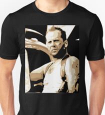 Bruce Willis Vector Illustration Unisex T-Shirt