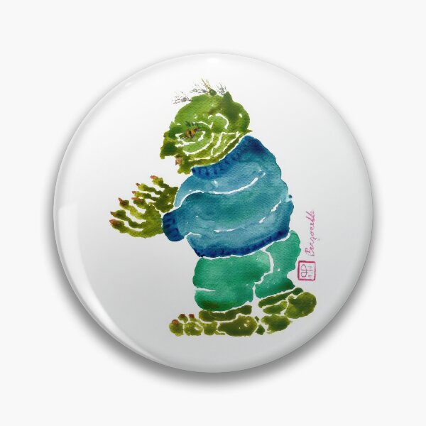 Item preview, Troll from nordic mythology Scandinavian folklore green version designed and sold by Pragonette.