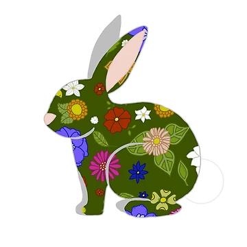 Artwork thumbnail, Spring Bunny Rabbit by Pentanglement