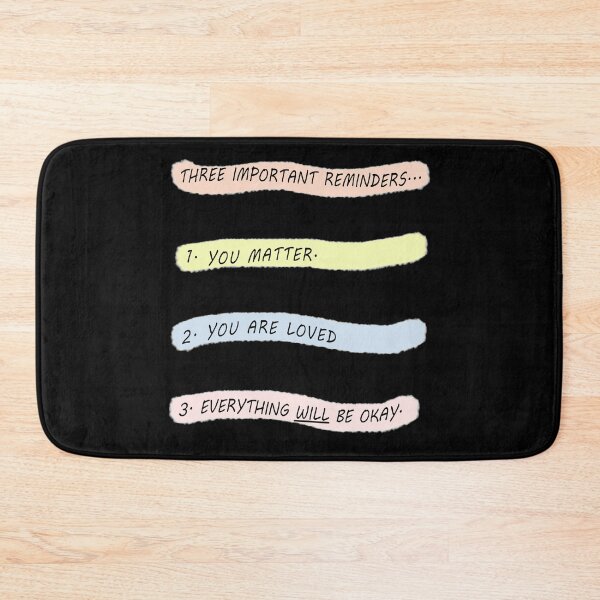 Item preview, Three Important Reminders designed and sold by TrammelArt.